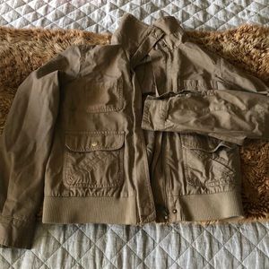 J Crew Army Green Causal Jacket